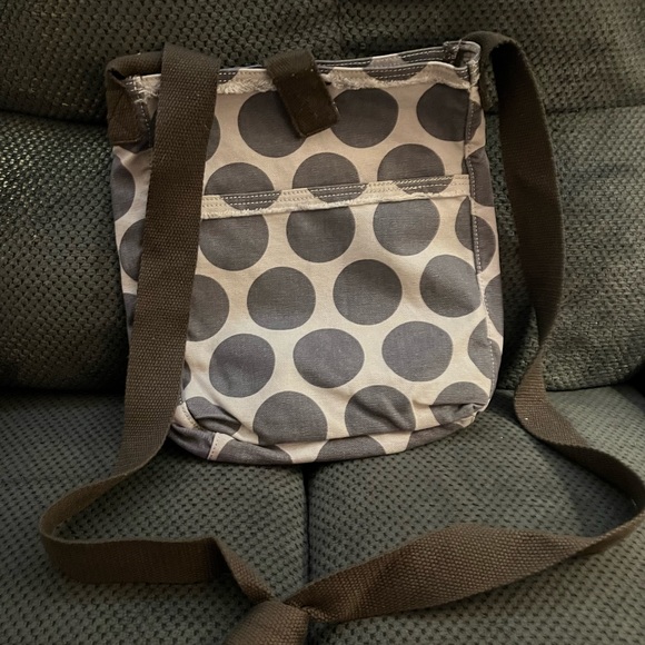 thirty-one Handbags - Thirty-one Grey Dot Crossbody